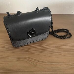 Coach Black and Gray Crossbody Bag